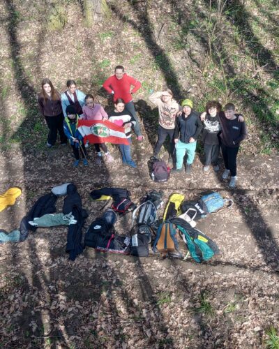 Szkolne Koło PTTK „Orły” i Góra św. Anny na pierwszy dzień wiosny