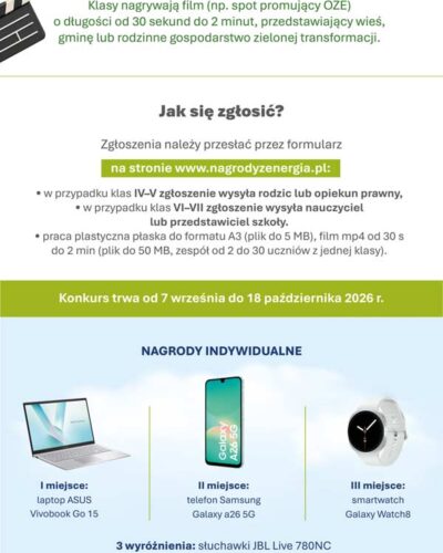 Konkurs „Energia z rolnictwa”