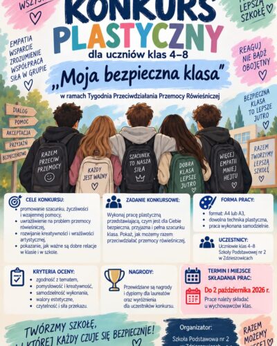 KONKURS DLA UCZNIÓW KLAS 4-8